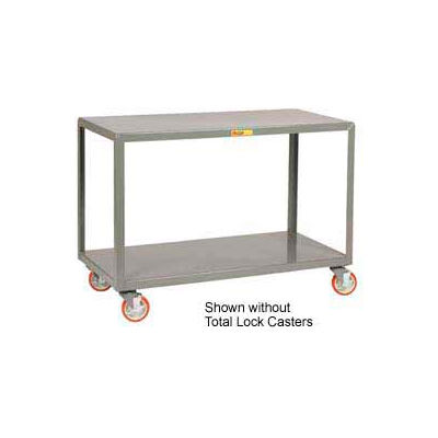 Little Giant® Mobile Table IP-3060-2TL, 2 Shelf, 30 x 60, Locking Casters