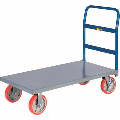Little Giant® Heavy Duty Platform Truck NBB-3660-8PYBK - 36 x 60 - Poly Wheels - 3600 Lb. Cap.