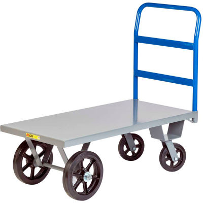 Little Giant® Heavy Duty Platform Truck NBH-2448-MR - 24 x 48 - Rubber Wheels - 3000 Lb. Cap.