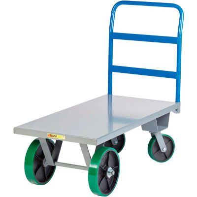 Little Giant® Heavy Duty Platform Truck NBH-3672-PU - 36 x 72 - Poly Wheels - 4000 Lb. Cap.