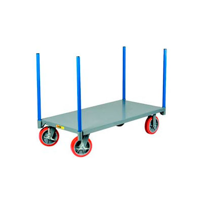Little Giant® Pipe Stake Truck NBP-3072-8PUBK, 30 x 72, Polyurethane Wheels