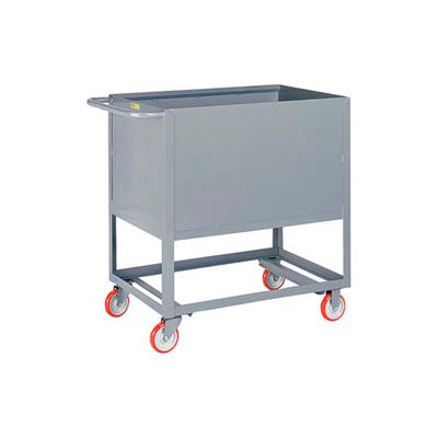 Little Giant® Raised Platform Box Truck RP4S-2436-6PY, 4 Solid Sides 24x36 2000 Lb. Cap.