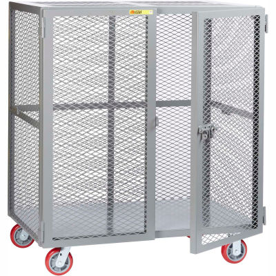 Little Giant® Mobile Storage Locker SCN-3072-6PPY, 30 x 72, Polyurethane Wheels