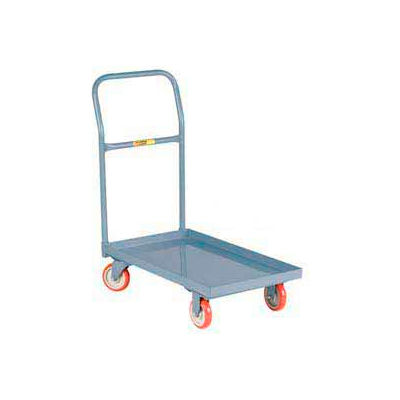 Little Giant® Steel Deck Platform Truck T-700-LU-UPS - 18 x 32 - Lip Edge - Polyurethane