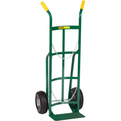 Little Giant® Single Cylinder Truck TW-42-10 - Dual Handle - Semi-Pneumatic Wheels