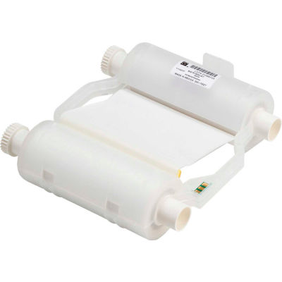 Brady® B30 Series Printer Ribbon, 4-21/64"W X 200'L, White, B30-R10000-WT