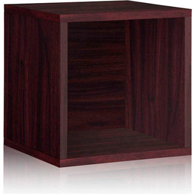 Way Basics Stackable Large Storage Cube, Espresso