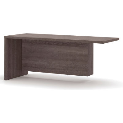 Bestar® Return Table - 71" - Bark Grey - Pro-Linea Series