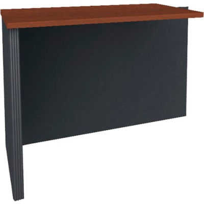 Bestar® Return Table - 40" - Bordeaux & Graphite - Prestige+