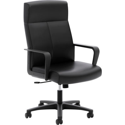 HON® Executive Chair - Leather - High Back - Black