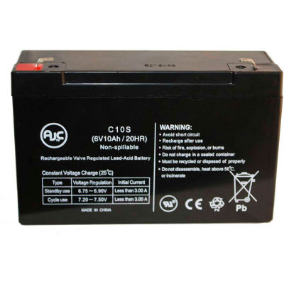 AJC® Interstate ASLA0955 6V 10Ah Sealed Lead Acid Battery
