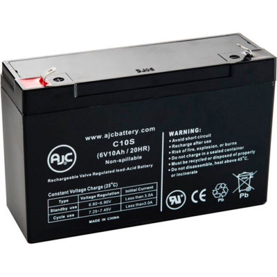 AJC® Para Systems A 9002 6V 10Ah UPS Battery