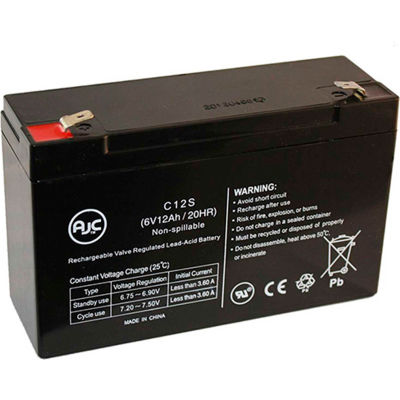 AJC®  Jasco RB6121  Sealed Lead Acid - AGM - VRLA Battery