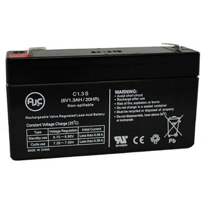 AJC® Dantona 612 6V 1.3Ah Sealed Lead Acid Battery