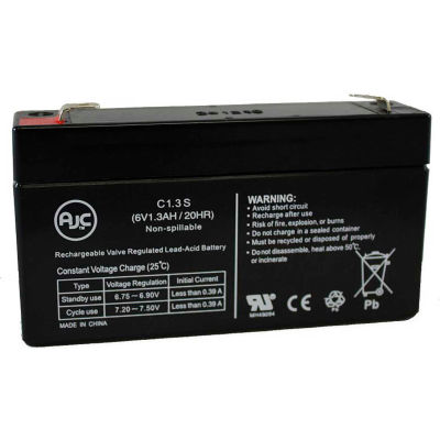 AJC® MK ES1.2-6 Patriot (6V 1.3AH) 6V 1.3Ah Wheelchair Battery