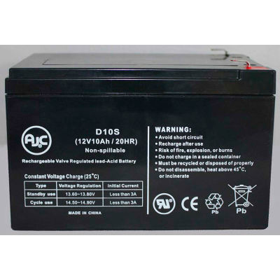 AJC® SigmasTek SP12-10 12V 10Ah Sealed Lead Acid Battery