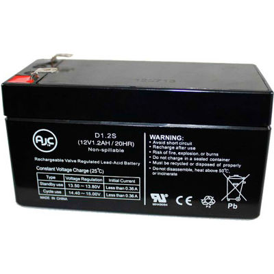 AJC®  Leoch LP12-1.2 12V 1.2Ah Sealed Lead Acid Battery