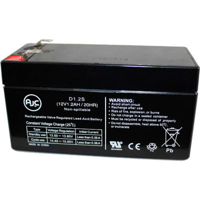 AJC® Douglas Guardian DG12-1.2 12V 1.2Ah Emergency Light Battery