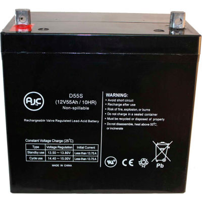 AJC® Kinetik HC1400-BLU 12V 55Ah Sealed Lead Acid Battery