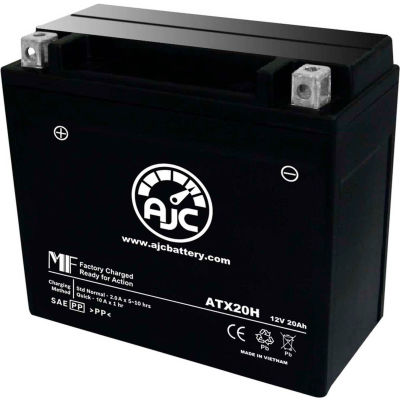AJC Battery Arctic Cat EXT (EFI) Snowmobile Battery (1998), 20 Amps, 12V, B Terminals