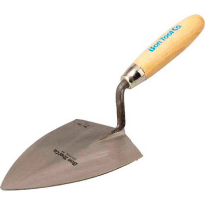 7"L X 4 3/8"W Tilesetting Trowel, Wood Handles
