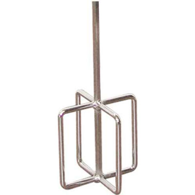Egg Beater Drill Mixer, 5" Dia. Paddle, 30" Hex Shaft