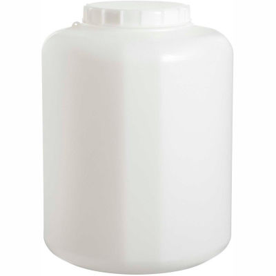 Bel-Art Heavy Duty Closure Bottle 109060010, HDPE, 10000ml, Clear, Wide Mouth, 1/PK