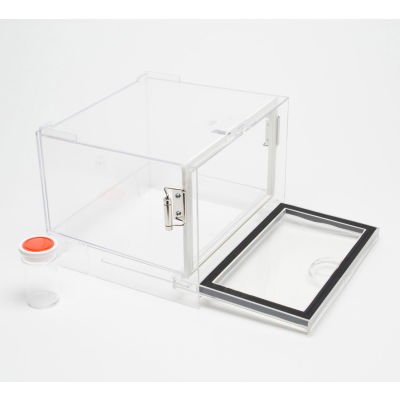 Bel-Art H42053-0000 Dry-Keeper Small Stacking Polystyrene Desiccator Cabinet, 0.14 Cu. Ft.