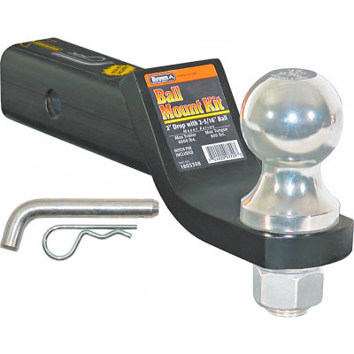 Black Ball Mount 2" Drop 2-5-16 Ball - Min Qty 2