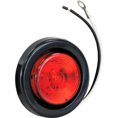 2" Round 1 Led Red Marker Light W/ Grommet & Plug - Min Qty 6