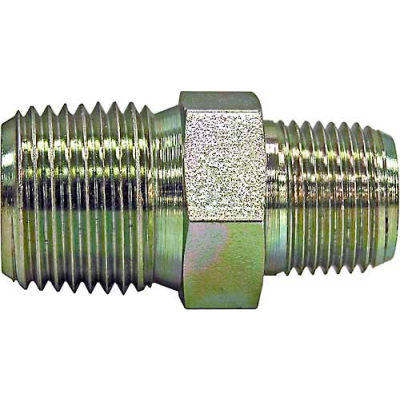 Buyers Connector Hex Nipple, H3069x12, 1/8" X 1/8" Npt Male To Male - Min Qty 18