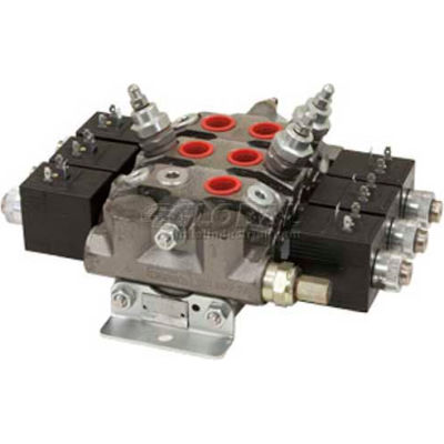 Buyers Electrically Operated Sectional Valves, HVE334PB, 3 Way, 3 Way, 4 Way, PB