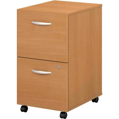 Bush Furniture Two Drawer File Cabinet (Assembled) - Light Oak - Series C