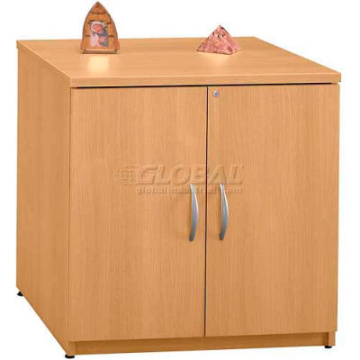 Bush Furniture Storage Cabinet - 30" - Light Oak - Series C