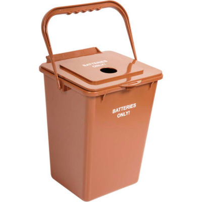 Busch Systems Battery Bin, 2-1/4 Gallon Brown - 102144