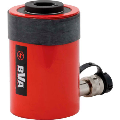 BVA Hydraulics Single Acting Hollow Hole Hydraulic Cylinder HC3002T, 30 Ton, 2" Stroke
