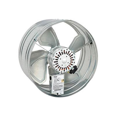 Broan 35316 Powered Gable Mount Attic Ventilator - 1600 CFM For Attics Up to 2280 Sq. Ft.