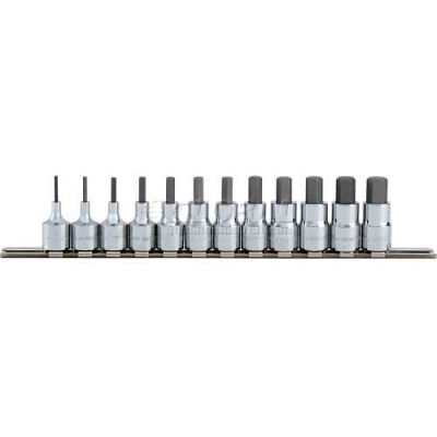 Blackhawk HW-9412MS 12 Piece 3/8" Drive Hex Bit Socket Set, Metric