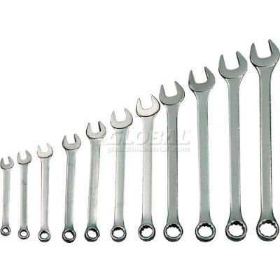 Blackhawk MF-011 11 Piece Satin Combination Wrench Set, 12 Point