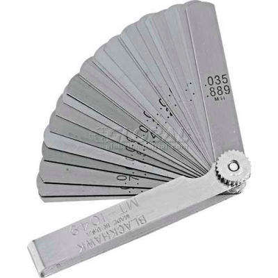Blackhawk MT-1049 .0015-.035" 25 Blade All Purpose Feeler Gauge