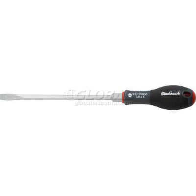 Blackhawk ST-12010SB Slotted Screwdriver, 1/2" X 10"