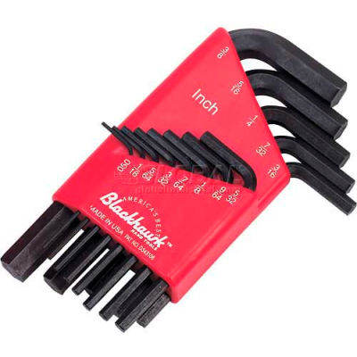 Blackhawk ZW-53 .050-3/16" 13 Piece Fractional Hex Key Set