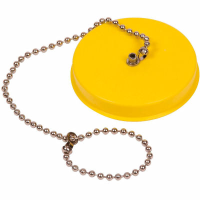 Bradley® S53-063 "Service Only" Eye/Face Wash Dust Cover Cap, Yellow
