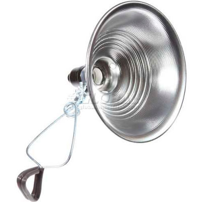 Bayco® Clamp Light With Aluminum Reflector SL-300PDQ6, Silver
