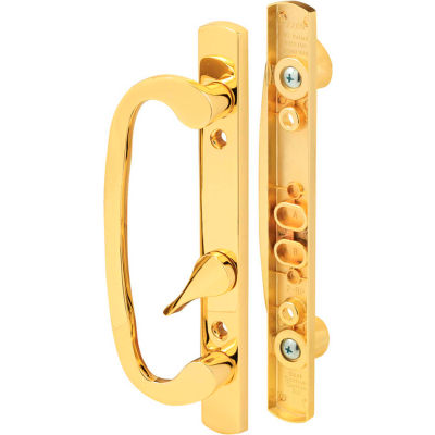 Prime-Line C 1283 Sliding Door Handle Set, Brass