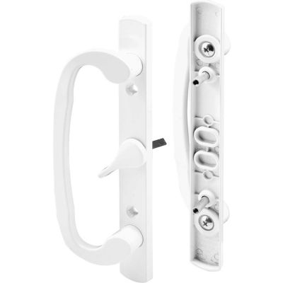 Prime-Line C 1317 Sliding Door Handle Set, White