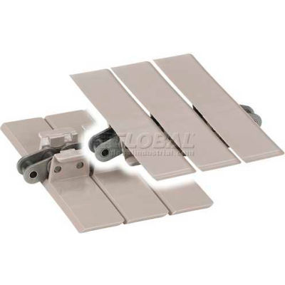 HabaCHAIN, 863, Snap-On Chain, Straight, HD, Tabbed, LF Acetal, CS Base Chain, 10'L, 7.5"W