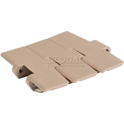 HabaCHAIN, 880, Slat Top Chain, Radius, SD, Tabbed, LF Acetal, 10'L, 7.5"W