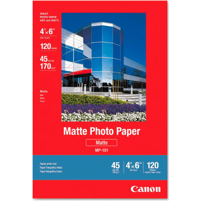 Canon® Matte Photo Paper 7981A014, 4" x 6", White, 120/Pack