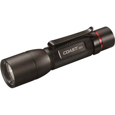 Coast® HX5 Focusing LED Flashlight, 130 Lumens - Black